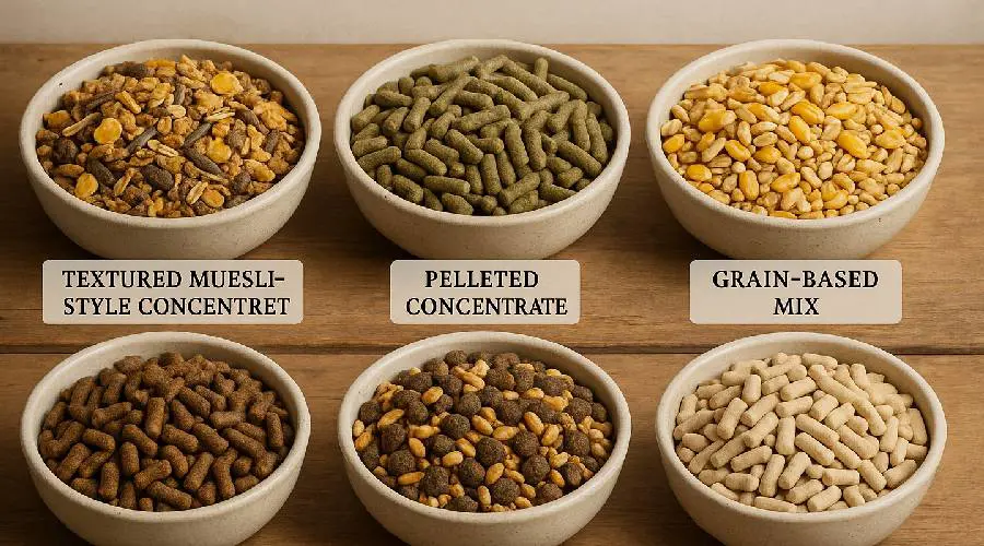 انواع کنسانتره اسب