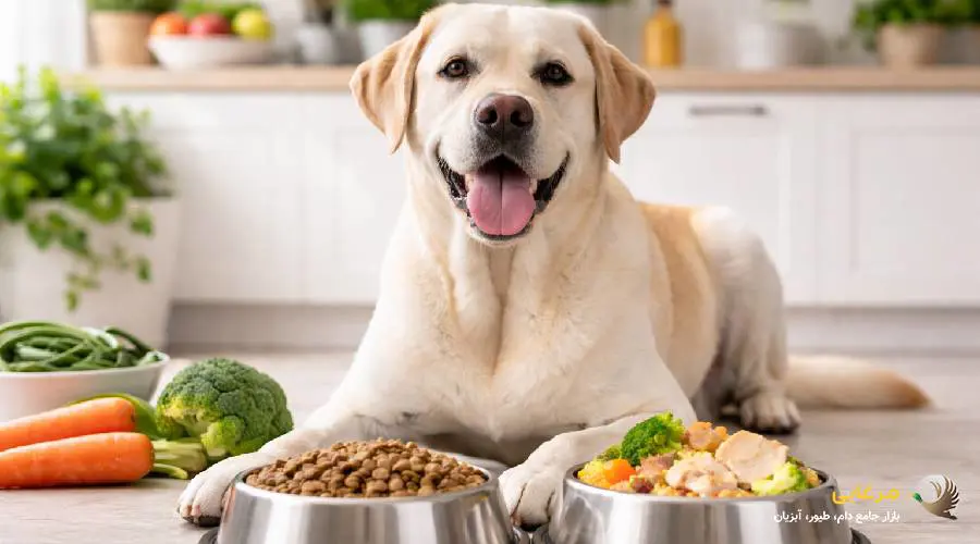 غذای سگ عقیم شده