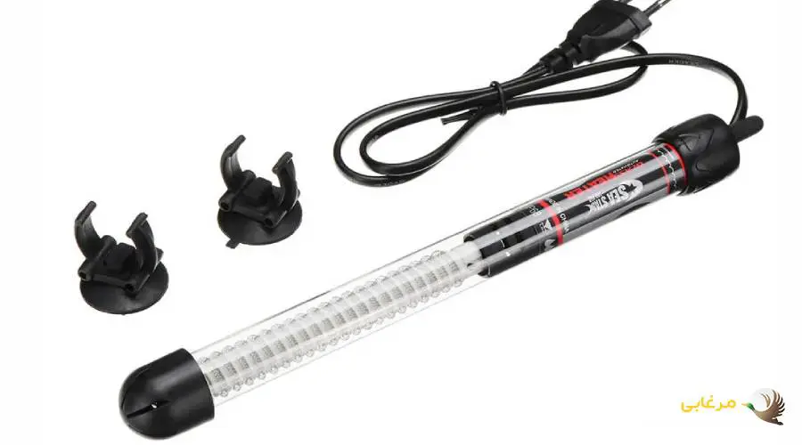 بخاری شیشه ای آکواریوم