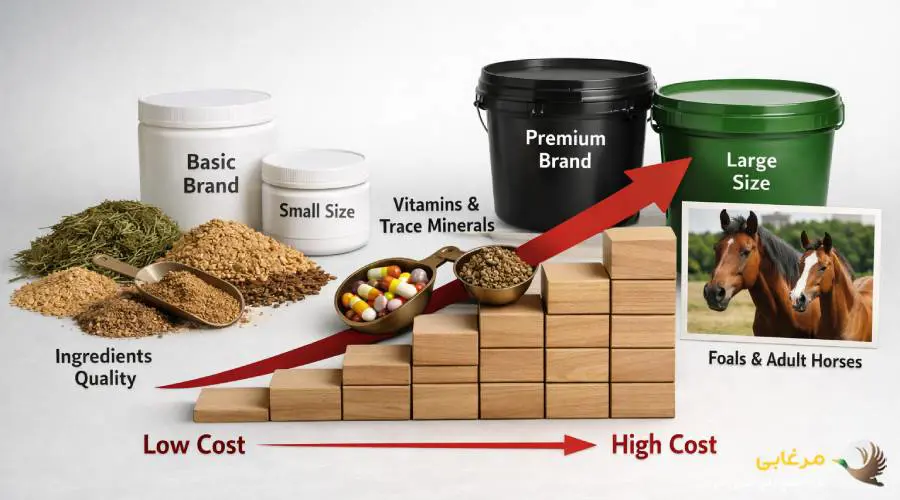 قیمت مکمل رشد اسب