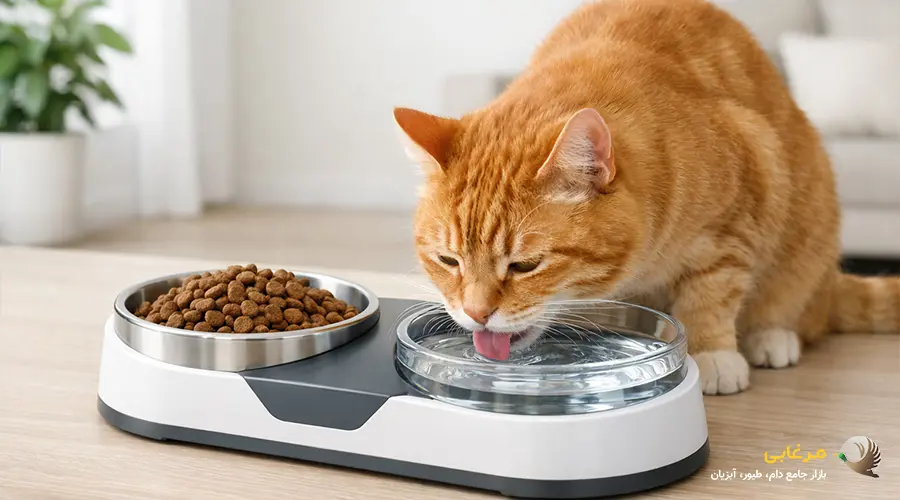 بهترین ظرف غذای گربه