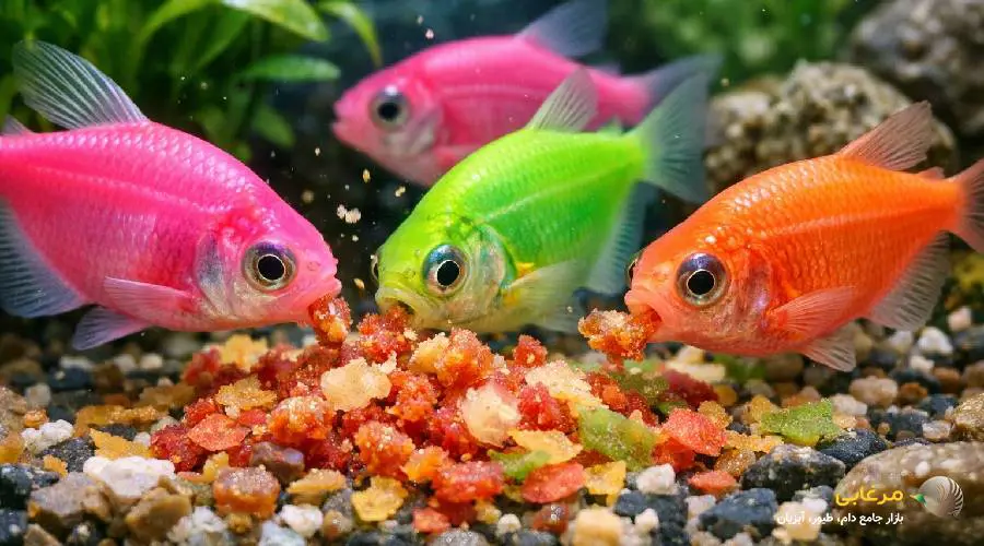 غذای ماهی کالر ویدو