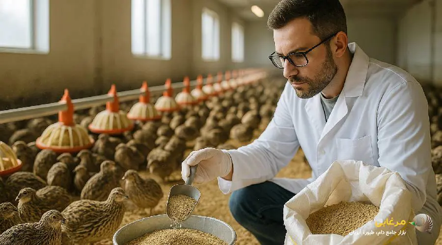 ترکیبات کنسانتره بلدرچین