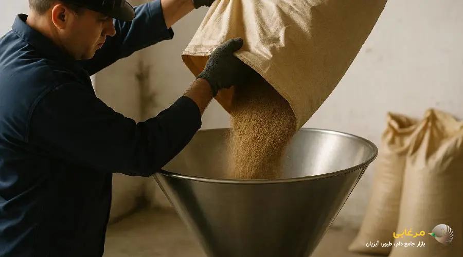 روش های مصرف کنسانتره مرغ گوشتی