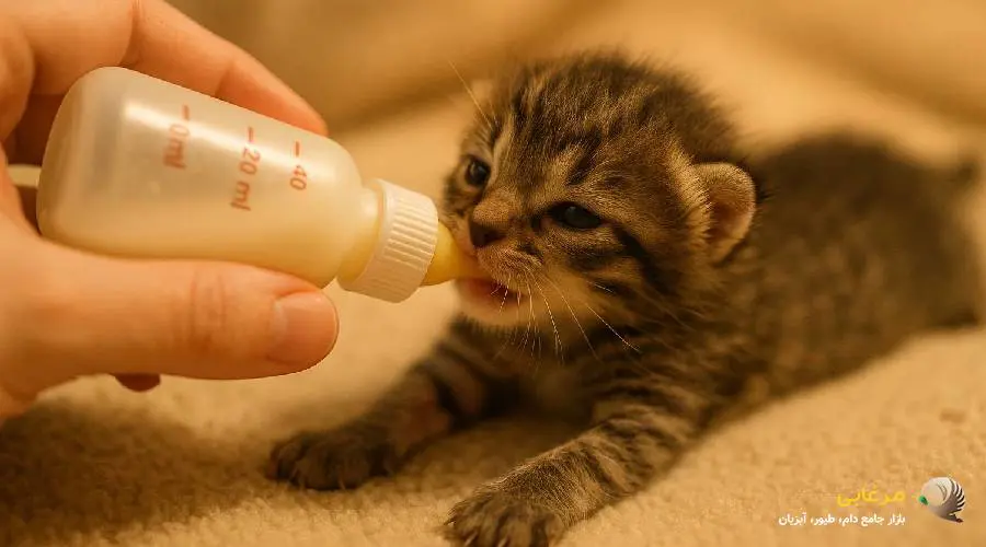 بهترین زمان شیر دادن به بچه گربه