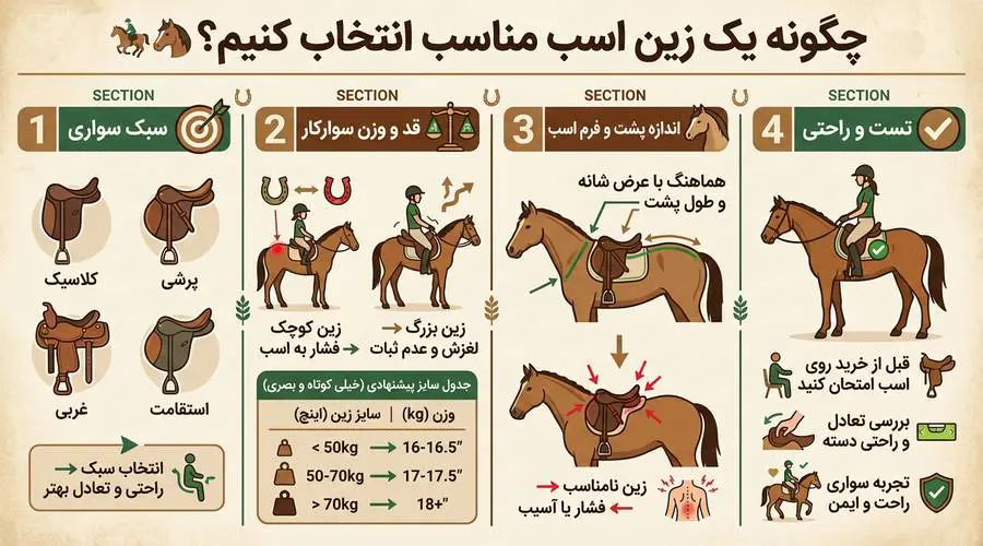 زین اسب ایرانی