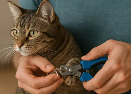 راهنما کامل گرفتن ناخن گربه | لوازم و نحوه کوتاه کردن ناخن گربه 