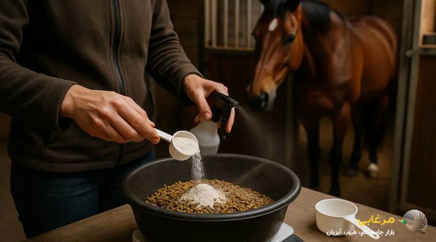 نحوه مصرف پودر چربی اسب