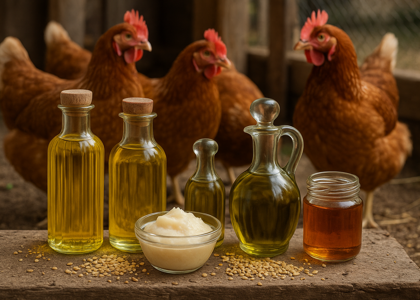 انواع و مزایای روغن در جیره طیور + شاخص های کیفیت
