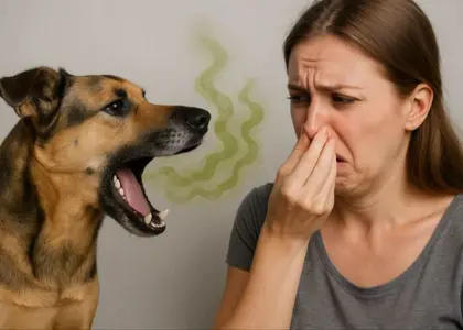 بوی بد دهان سگ | علت، درمان و پیشگیری از بوی ناخوشایند دهان سگ