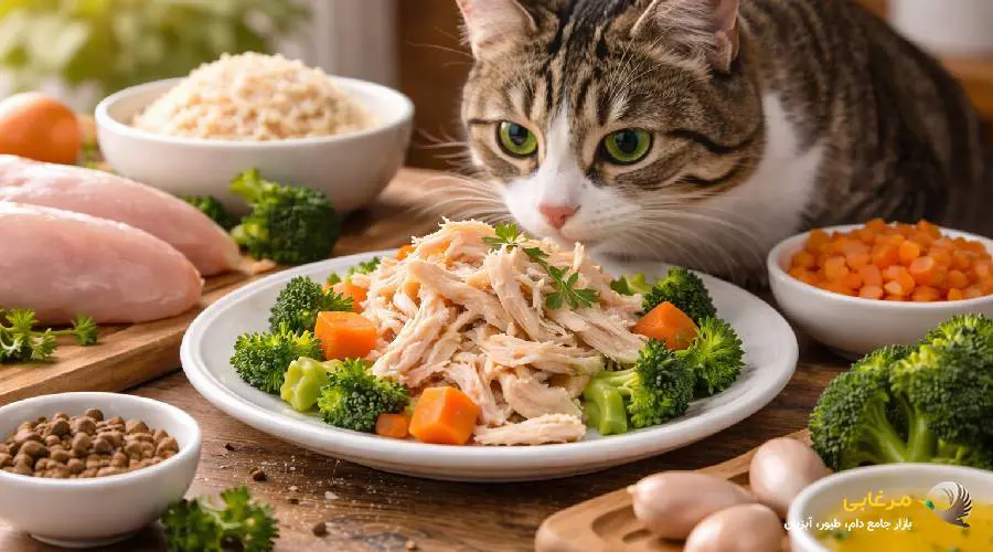 غذای خانگی مورد علاقه گربه ها