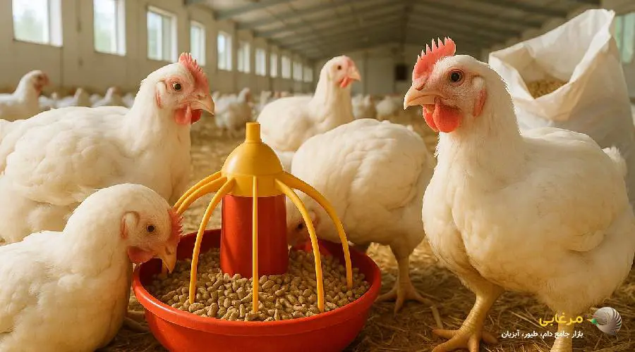 انواع کنسانتره مرغ گوشتی