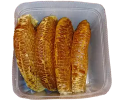 عسل طبیعی با موم خودبافت