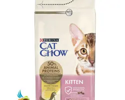 غذای خشک بچه گربه پورینا با طعم مرغ مدل Purina Cat Chow Kitten وزن ۱.۵ کیلوگرم