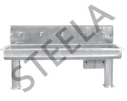  دستشویی استیل پنج چشمه اتوماتیک HY-141