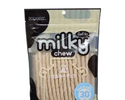 تشویقی جویدنی سگ داگاهولیک | مدادی با طعم شیر | 30 عددی | Dogaholic Milky |
