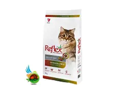 غذای خشک گربه بالغ رفلکس مولتی کالر مدل Reflex adult cat food chicken & rice multi color وزن ۱۵ کیلوگرم