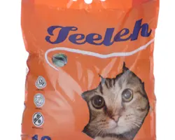 خاک گربه تیله مدل teeleh catlitter basic وزن ۱۰ کیلوگرم