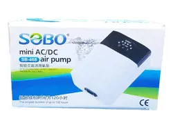 پمپ هوا شارژی مینی آکواریوم سوبو مدل SB-468