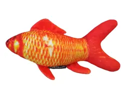اسباب بازی گربه مدل ماهی قرمز حاوی کت نیپ