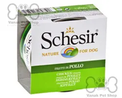 کنسرو سگ SCHESIR باطعم فیله مرغ 150 گرمی