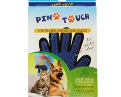 دستکش پرزگیر و ماساژ سگ و گربه پینو تاچ | Pino Touch Deshedding Glove