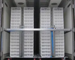 حمل و نقل جوجه یکروزه از امل تا کرمانشاه 310 کارتون