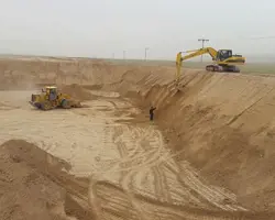 ایزولاسیون استخر ذخیره آب کشاورزی
