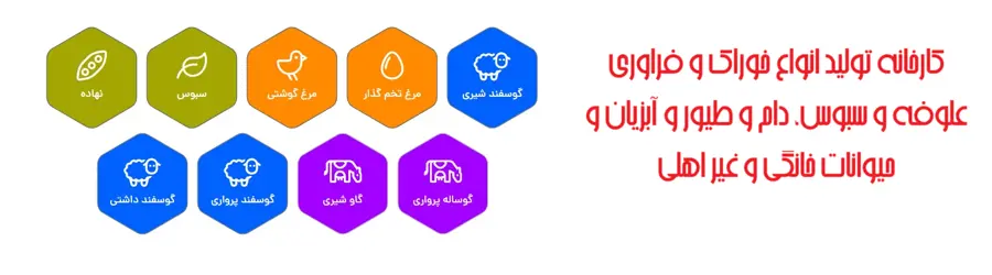 غرفه کارخانه خوراک دام و طیور و آبزیان ایل دانه